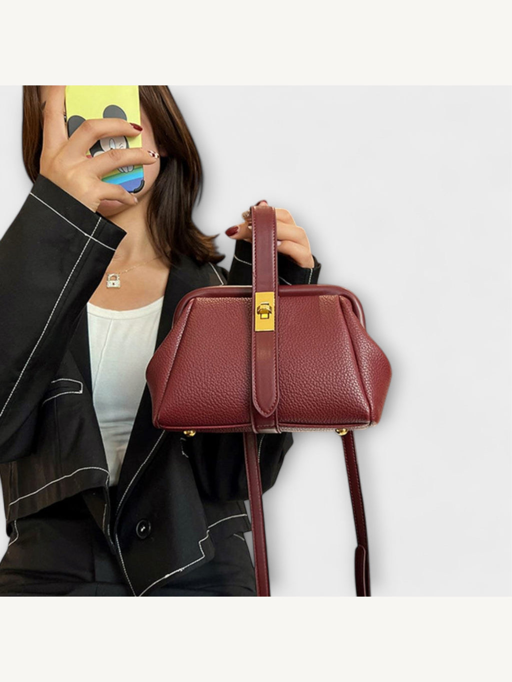 Maelis - Crossbody-taske i Vintagestil