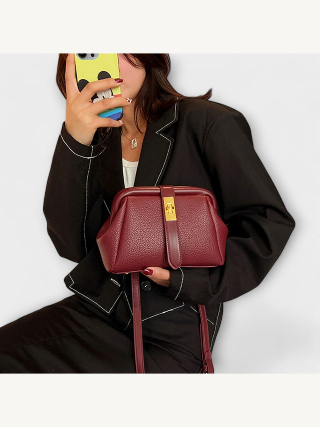 Maelis - Crossbody-taske i Vintagestil