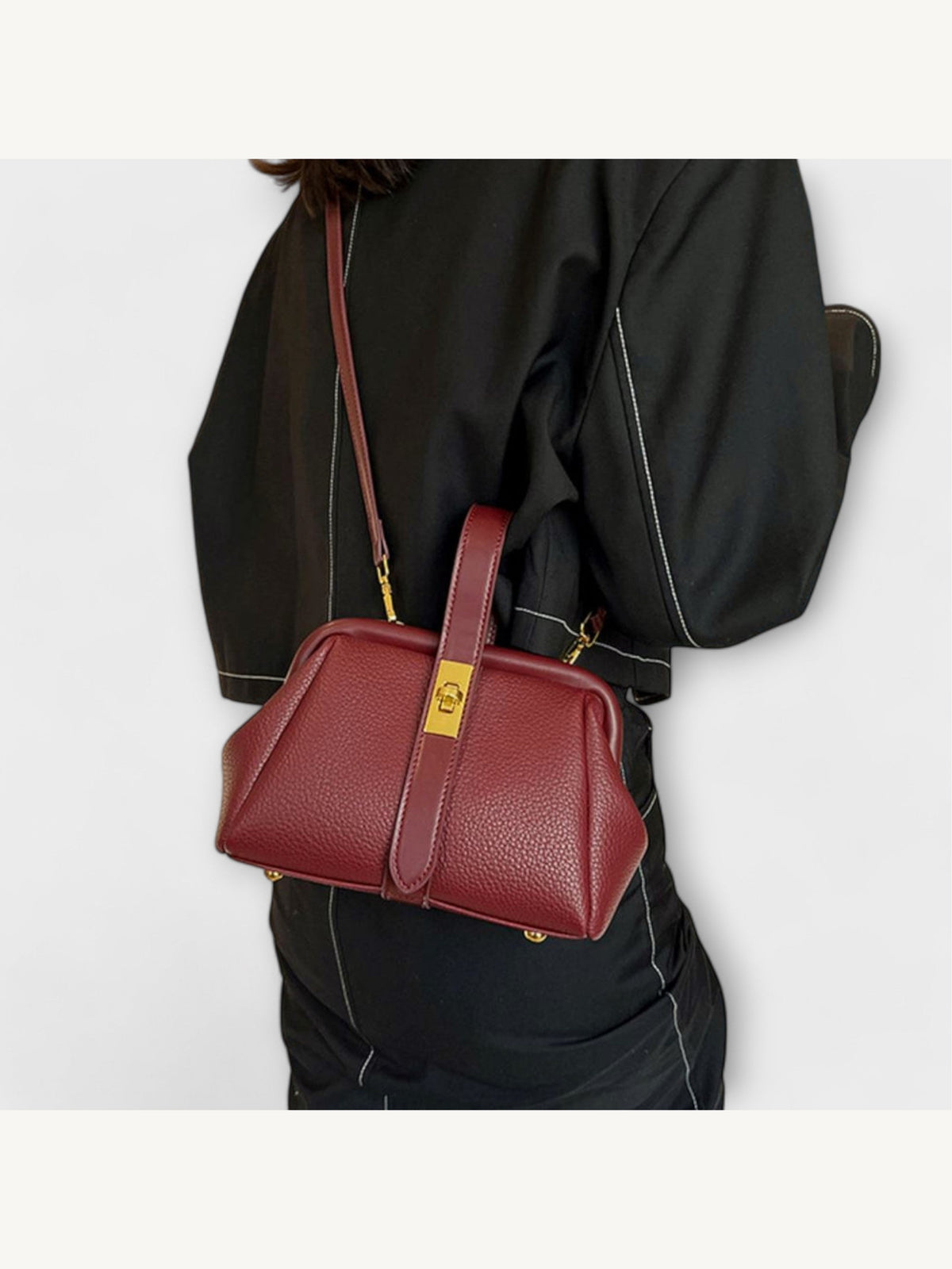 Maelis - Crossbody-taske i Vintagestil
