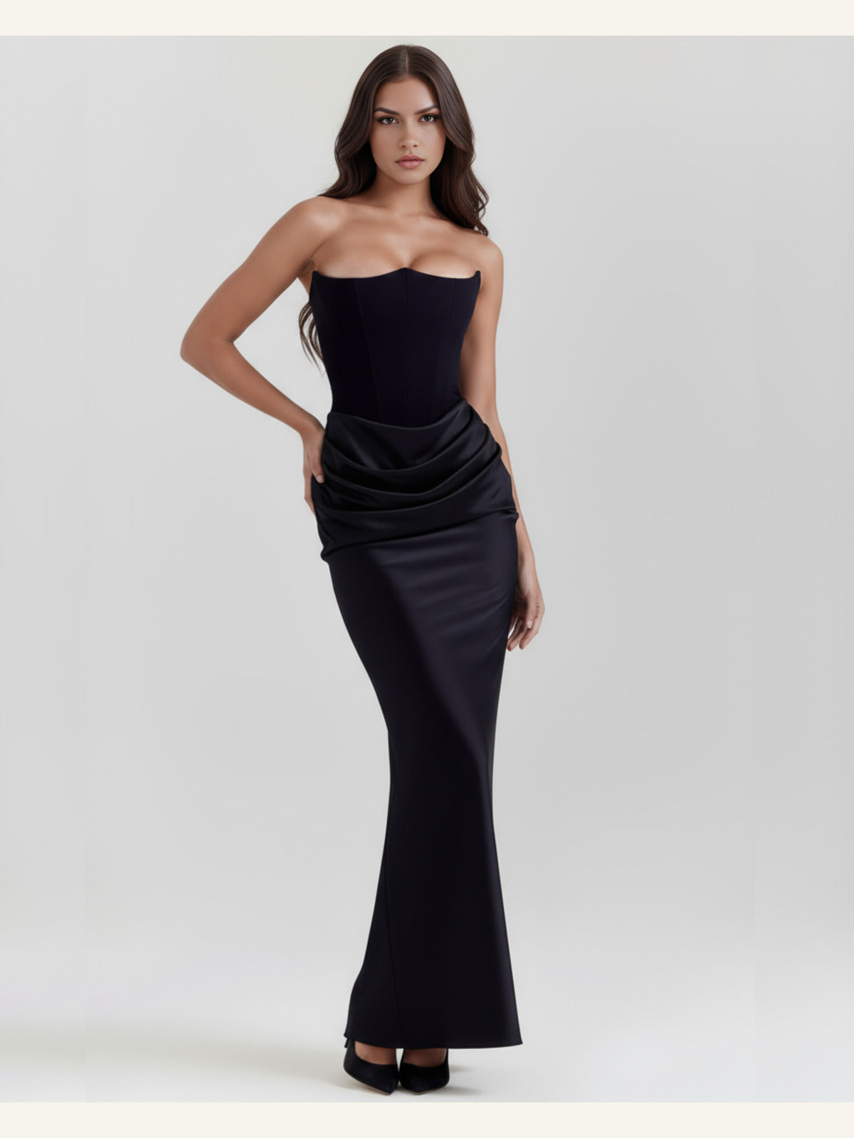 Rosalind | Elegant korset-maxikjole