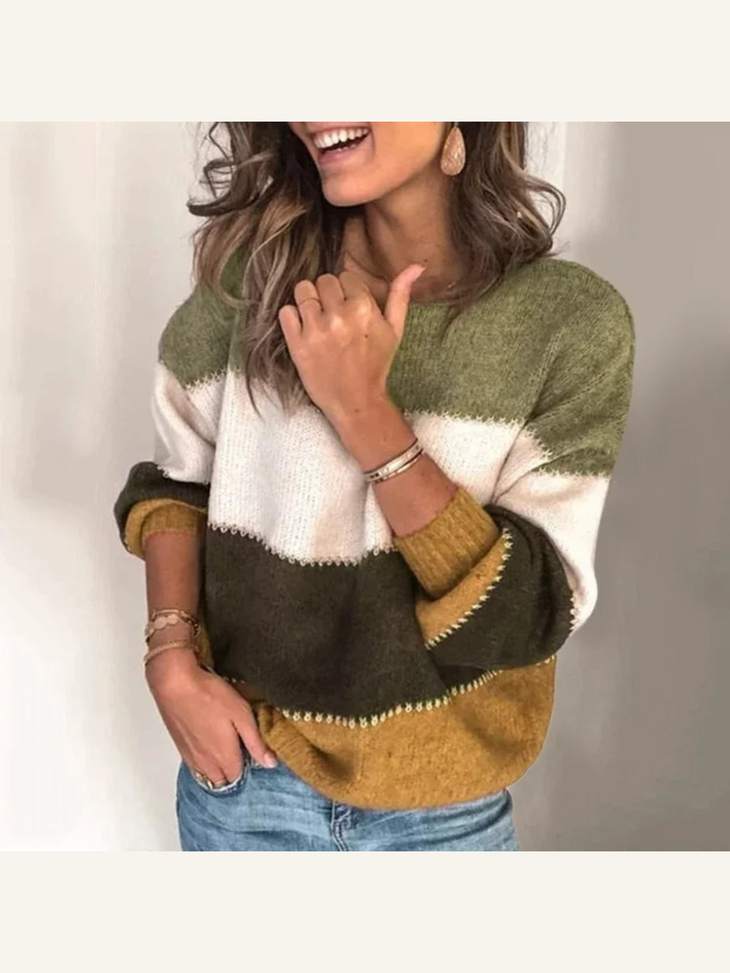 Elisa | Blød sweater i retrostil