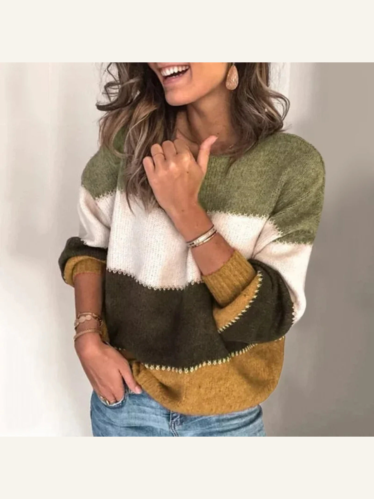 Elisa | Blød sweater i retrostil