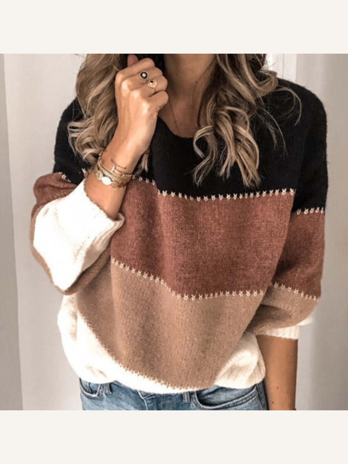 Elisa | Blød sweater i retrostil