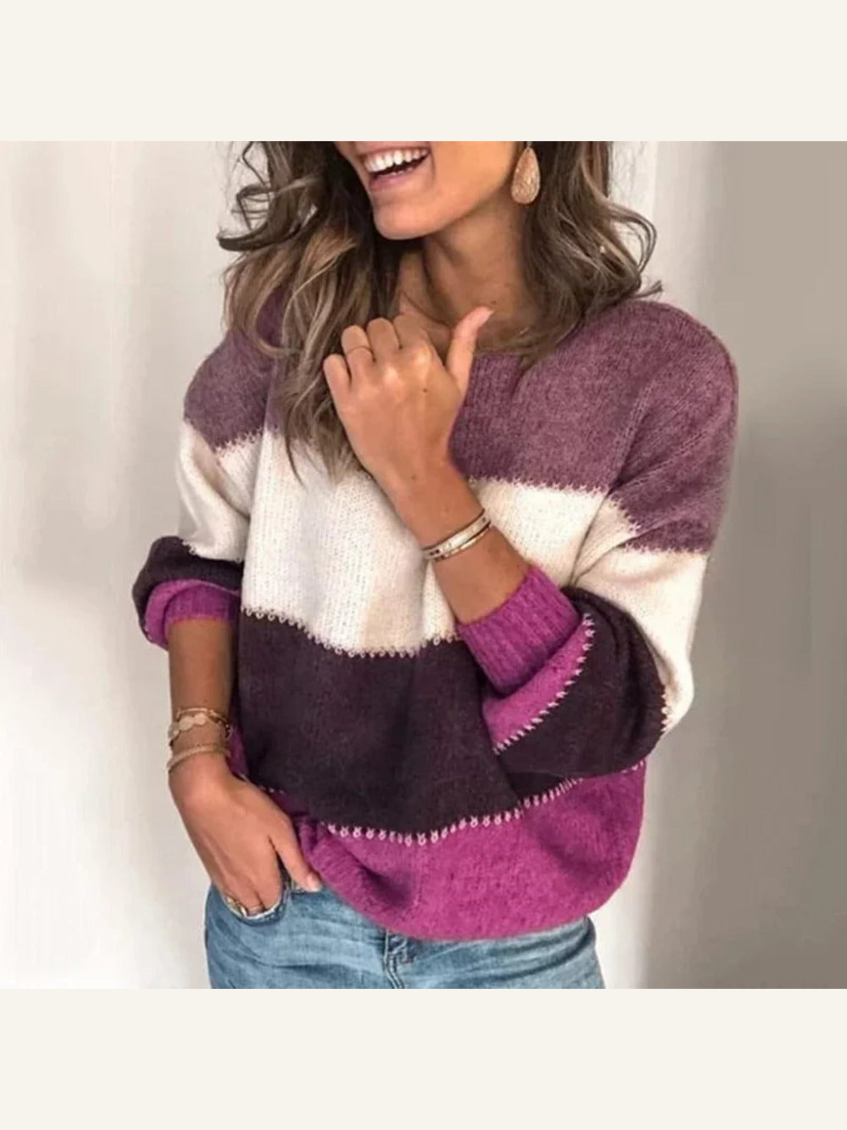 Elisa | Blød sweater i retrostil
